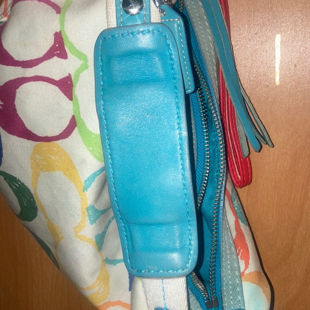 Used Rare Colorful Coach small - Picture 5 of 5